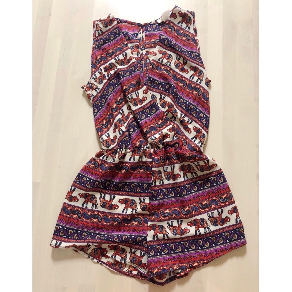 Printed romper
